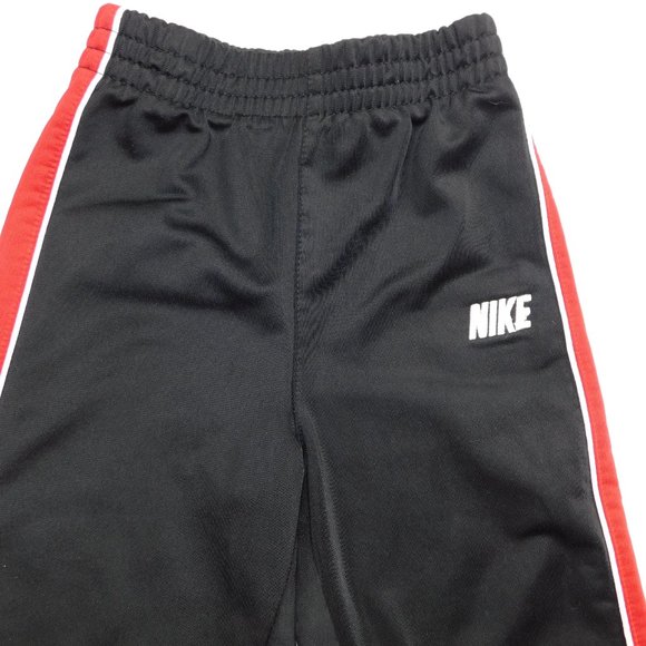 NIKE Boys 12T Black Red Track Pant - Picture 2 of 5
